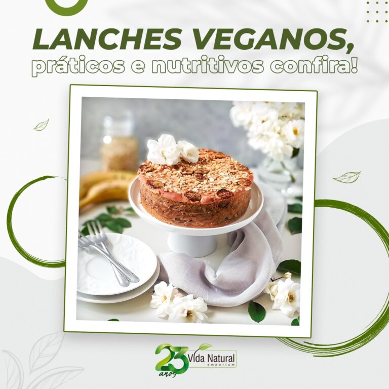 Lanches veganos práticos e nutritivos. Confira!