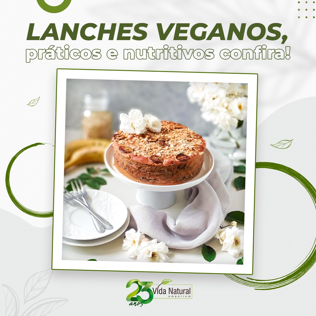 Lanches veganos práticos e nutritivos. Confira!