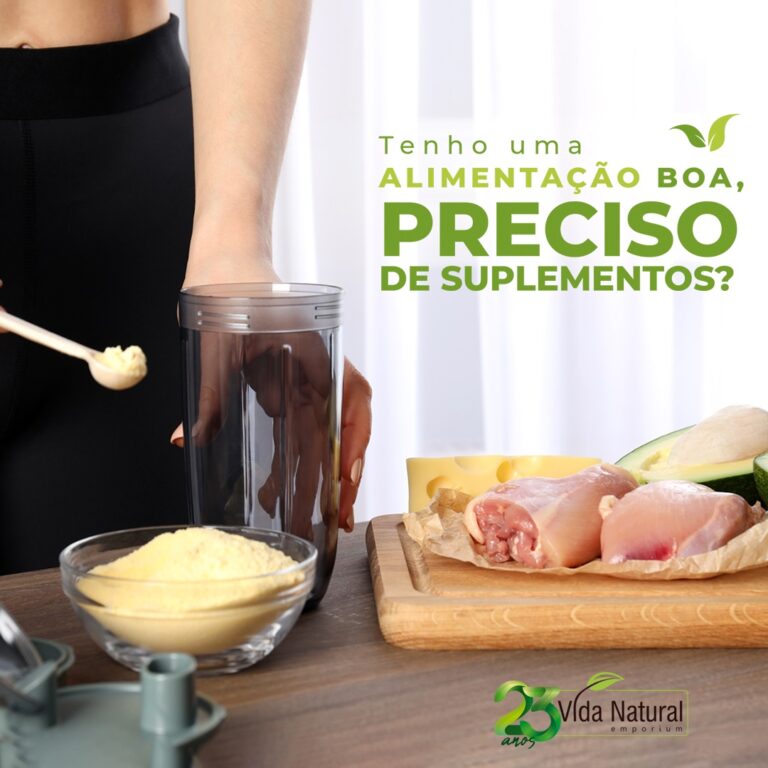 Tenho uma alimentação boa, preciso de suplementos